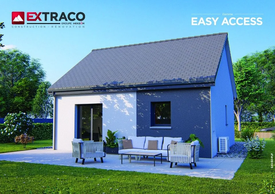 New Build House with Garden in Moult