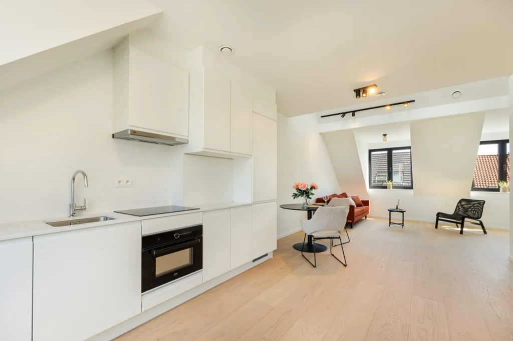 Cucina - Modern Apartment with Rooftop Terrace in Antwerp