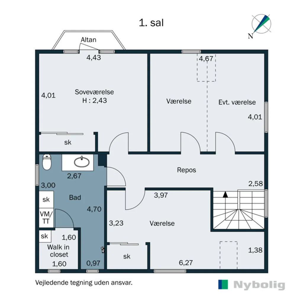 Plan - 1909 Patrician Villa with Orangery in Odder