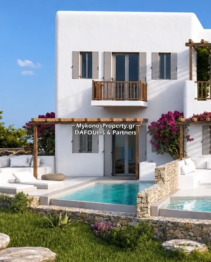 Bassein - Maisonette with Pool in Mykonos