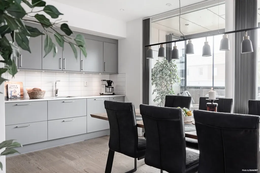 Sala da pranzo - Modern Flat with West-Facing Balcony in Skåne