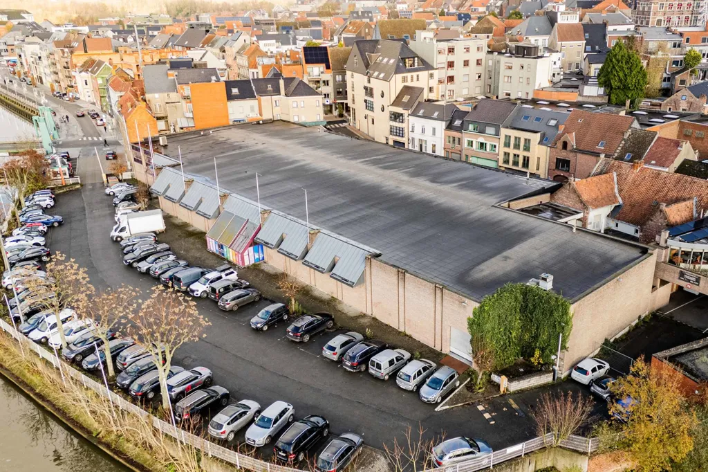 Vue aérienne - Bâtiment pour usage mixte avec parking à Geraardsbergen