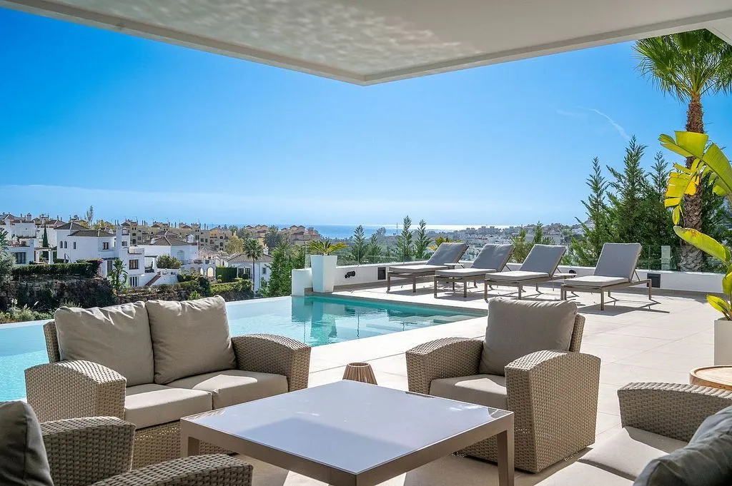 Terrasse - Modern Chalet with Pool in El Padrón