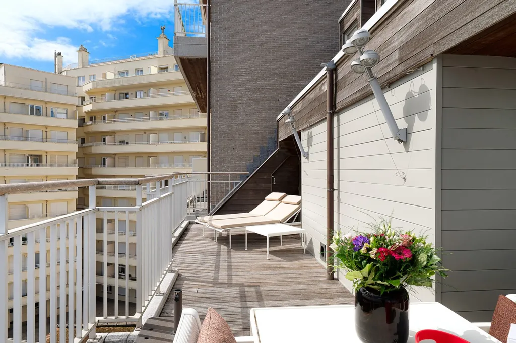Balcon - Penthouse Ensoleillé avec Terrasses à Knokke