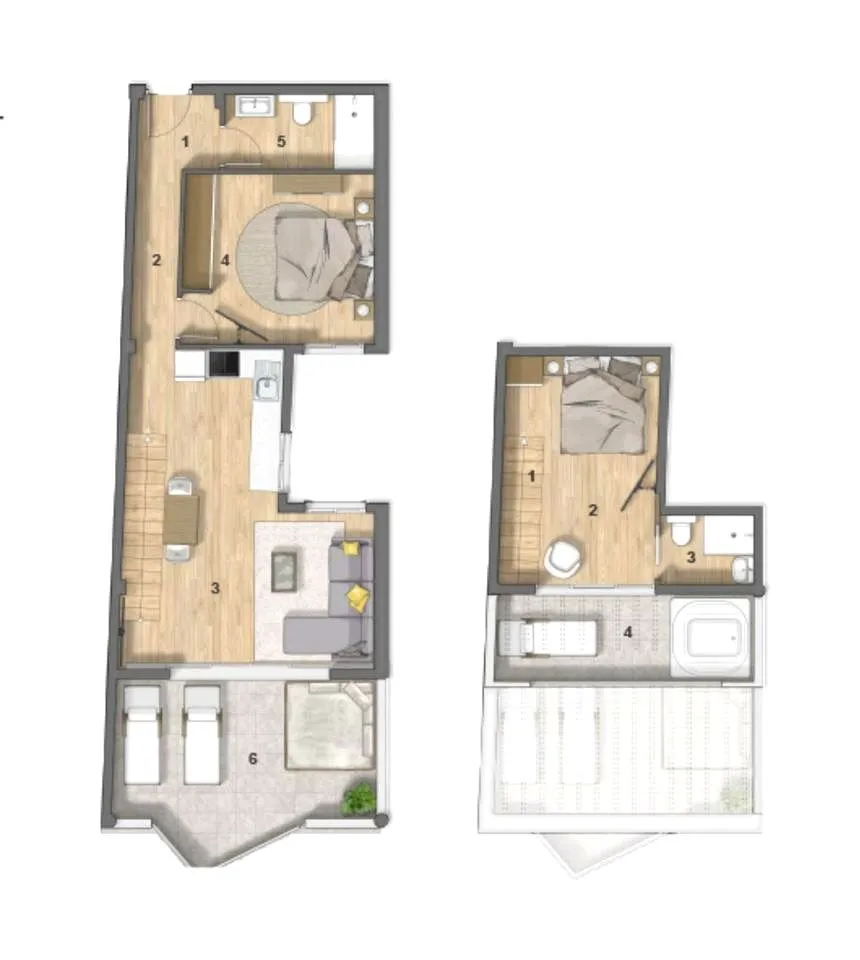 New Build Duplex with Rooftop Pool in Los Gigantes