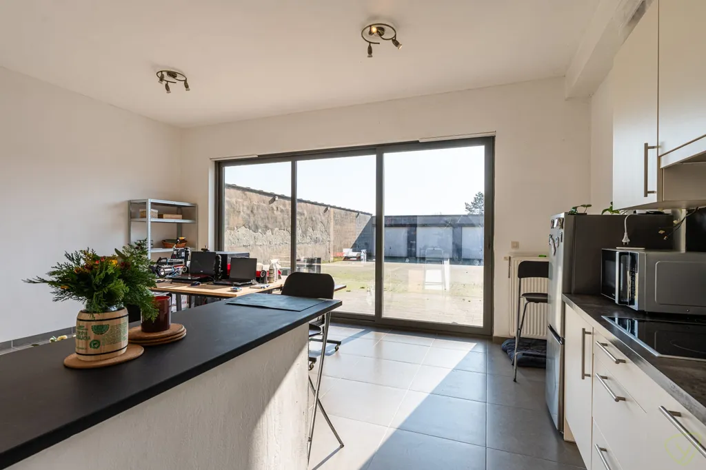 Cuisine - Appartement en RDC avec Terrasse Sud à Sint-Laureins