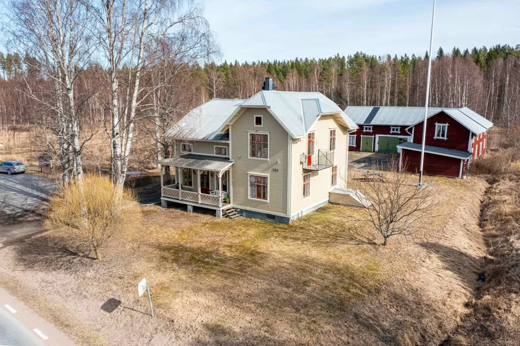 Vista aerea - Charming Farmhouse with Workshop in Nyhem