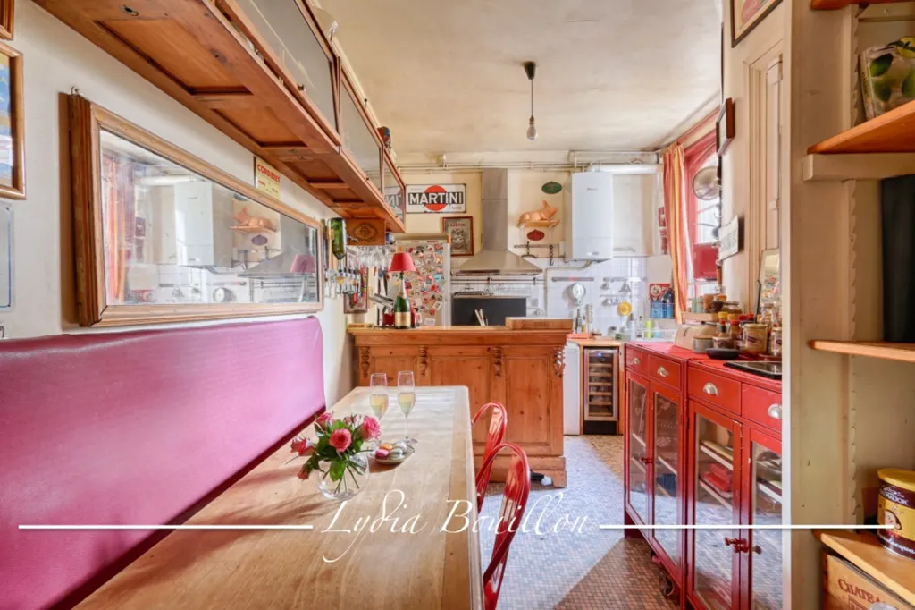 Cuisine - Appartement Haussmannien avec Jardin au Cœur de Courbevoie