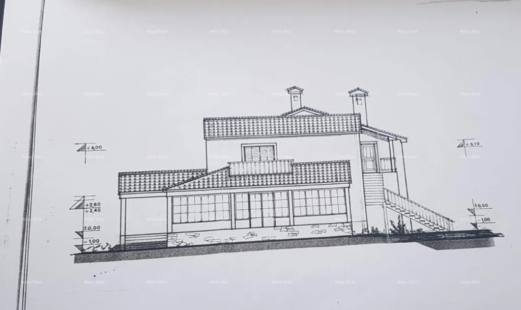 Apartment House with Terraces near Umag