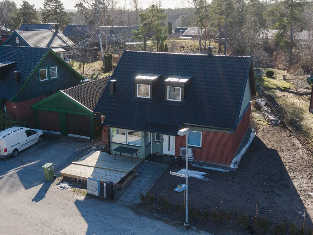 Vue aérienne - Renovated Villa with Garden in Eskilstuna