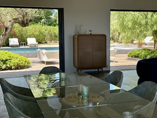 Söögituba - Luxury Villa with Sea View in Grimaud
