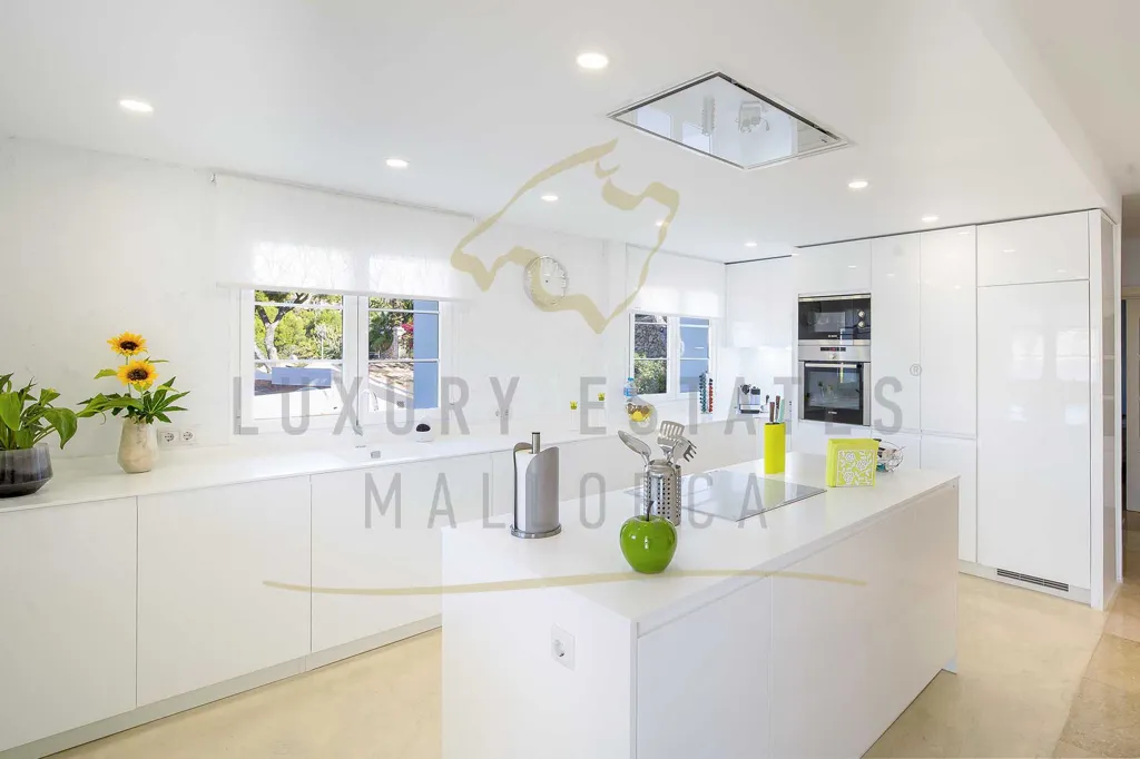 Kitchen - Partially Renovated Villa with Ocean Views in Camp de Mar