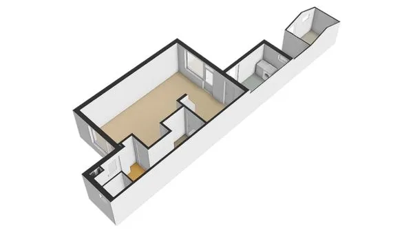 Planimetria - Two-Storey House with Private Garden in Reuver