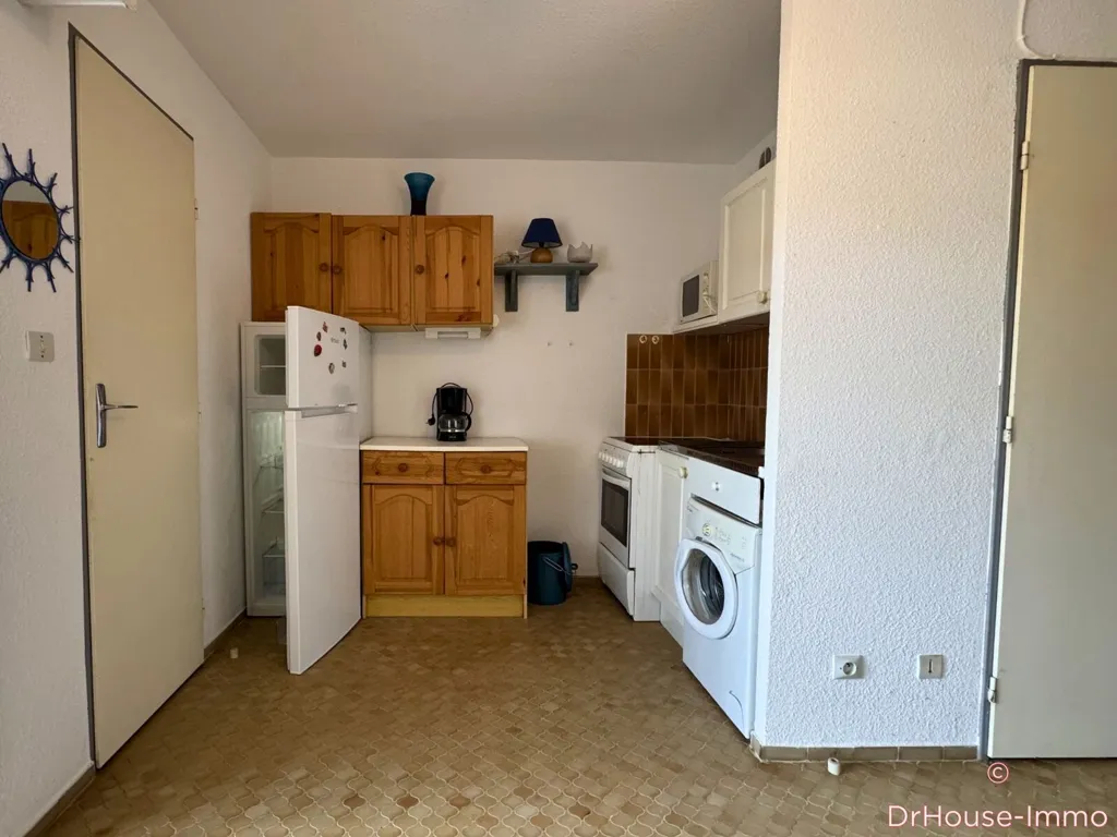 Köök - Ground Floor Studio with Garden in Cap d'Agde
