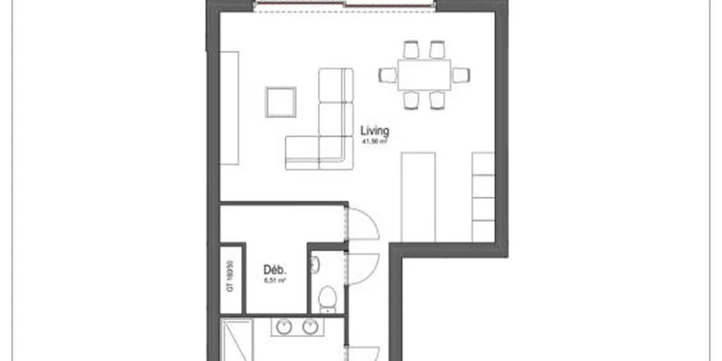 Plaan - Apartment with Terrace in Sart-lez-Spa