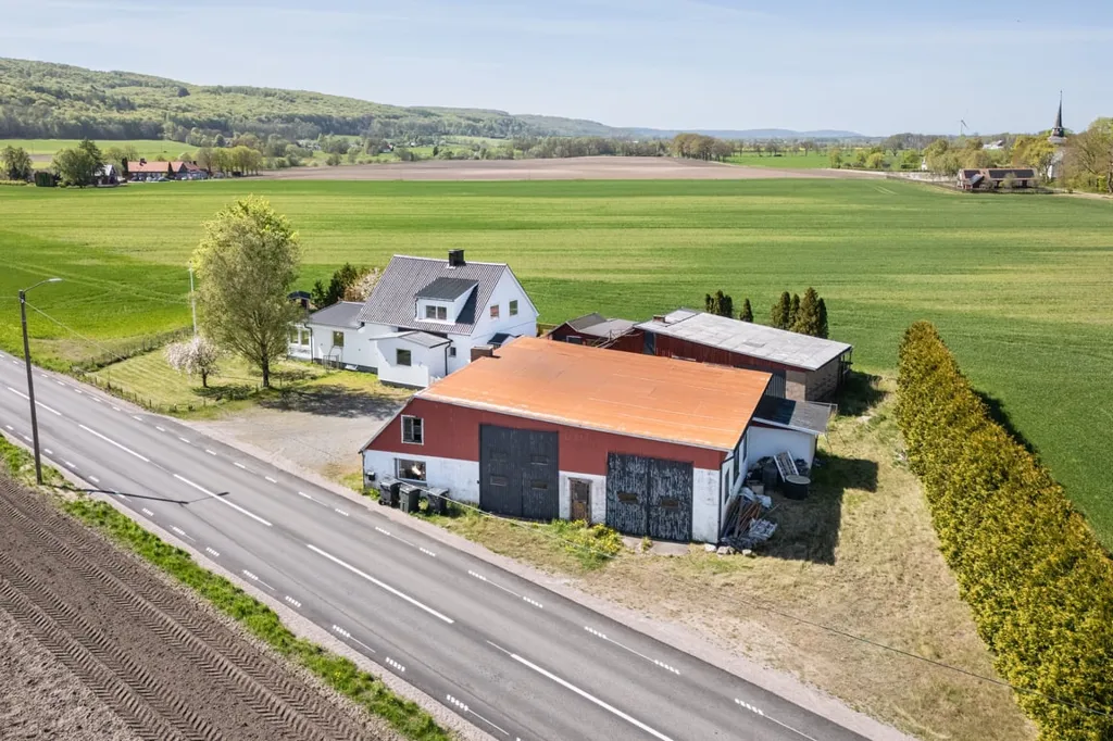 Vista aerea - Villa with Mountain View in Laholm