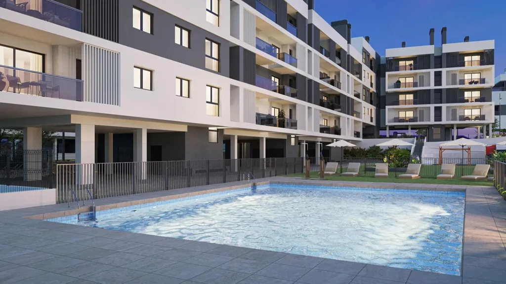 Piscina - Apartment with Pool in San Agustín, Alicante