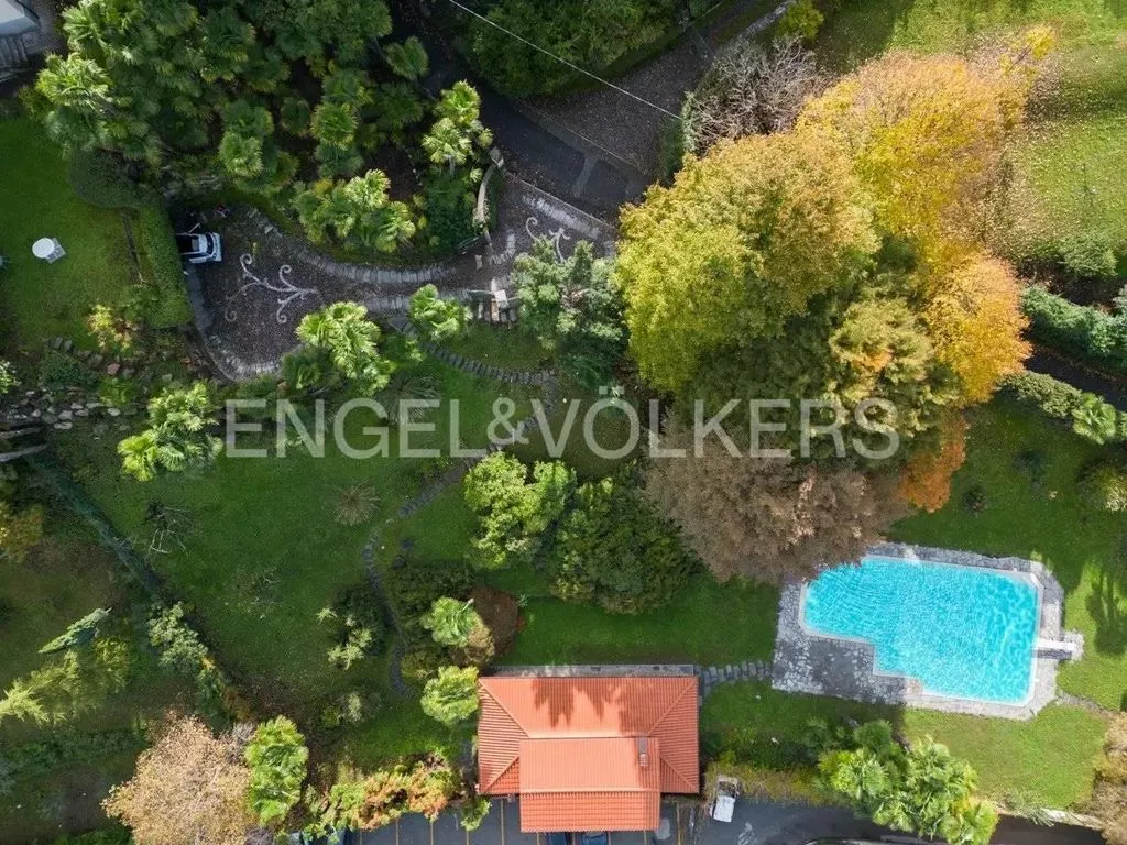 Vue aérienne - Luxury Villa with Pool in Castelveccana