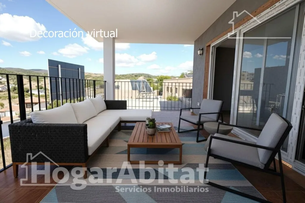 Terrasse - New Two-Storey House with Terrace in Chiva