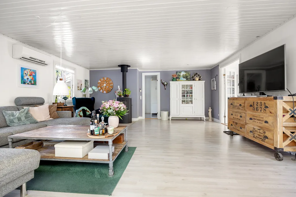 Séjour - Fenced Villa with Garden in Dronningmølle