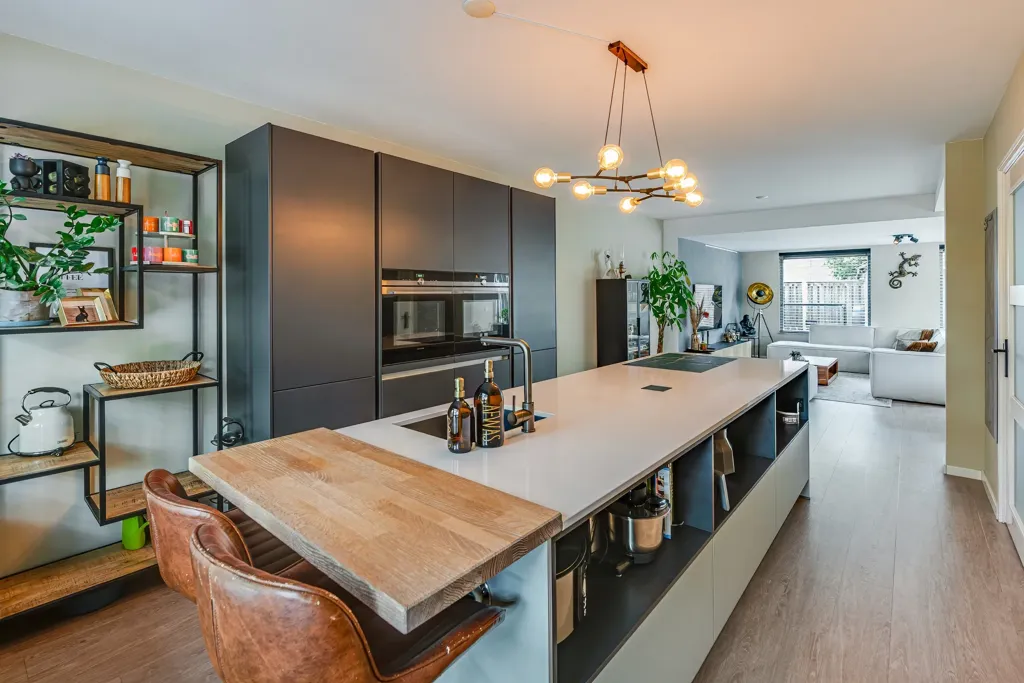 Kitchen - Modernised Corner House with Garden in Huizen