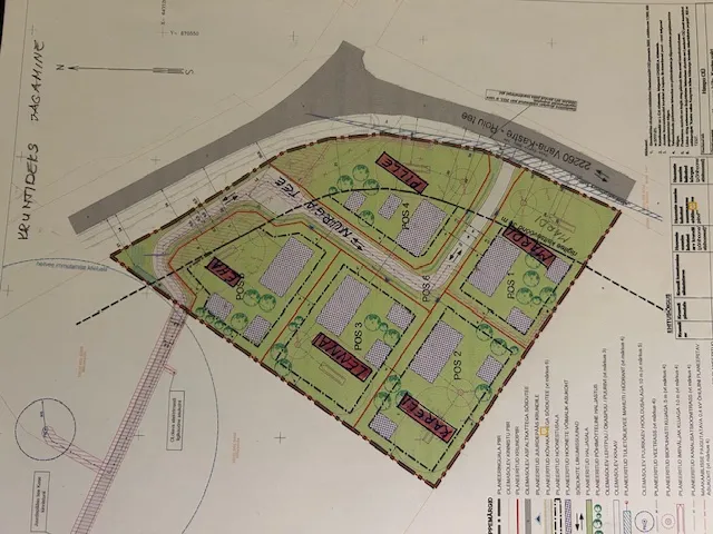 Plaan - Development Lot with Lake View in Luunja