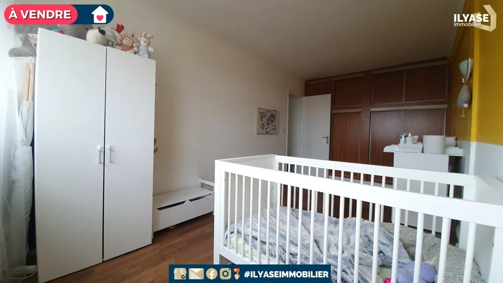 Chambres - Appartement T3 avec Balcon et Vue Dégagée à Chalon-sur-Saône