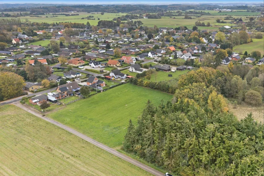 Õhuvaade - Project Plot for Modern Terraced Houses in Veflinge