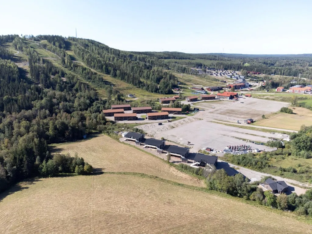 Vue aérienne - Owner-Occupied Apartment with Ski Access in Kungsberget