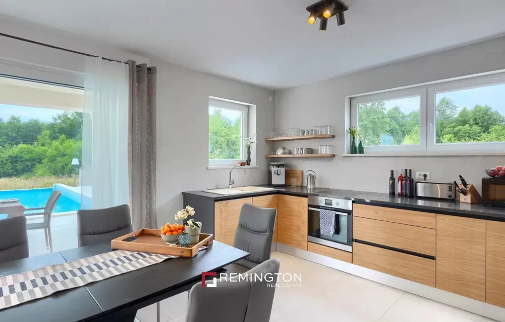 Kitchen - House with Heated Pool in Istrian Village