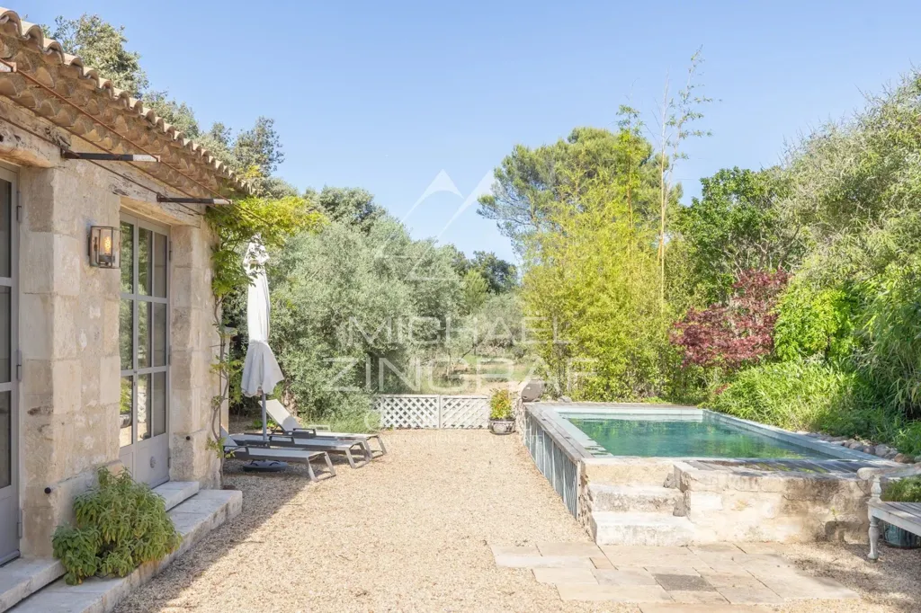 Pool - Mas with Heated Pool in Alpilles Olive Park