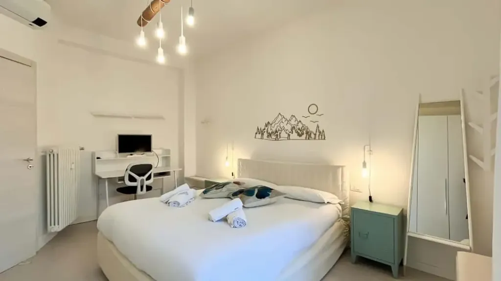 Chambres - Modern Studio with Balcony in Milan