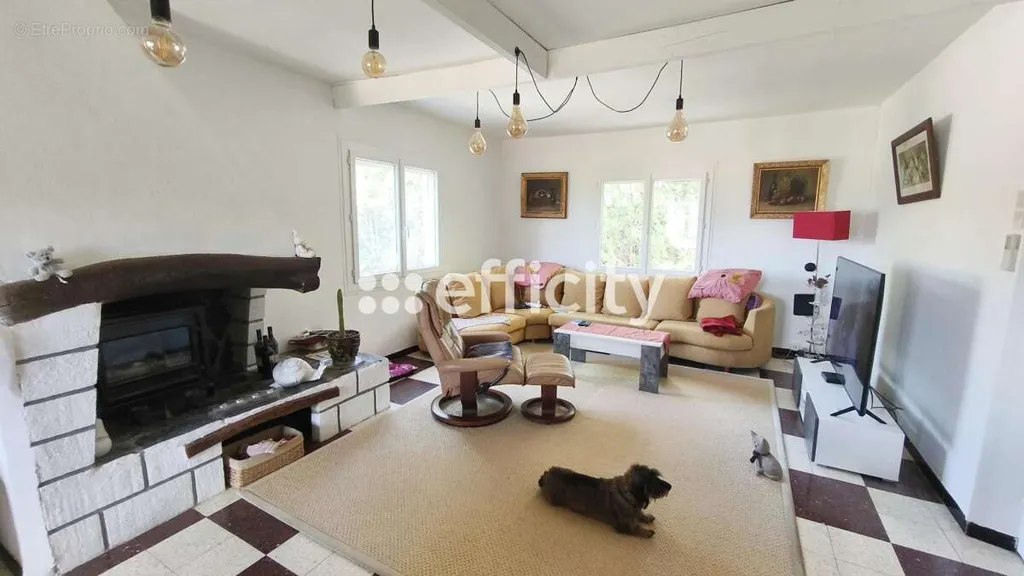 Séjour - Villa Vue Imprenable à Saint-Chinian