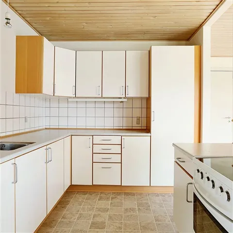 Köök - Apartment with Lift on Hovedgaden, Snedsted