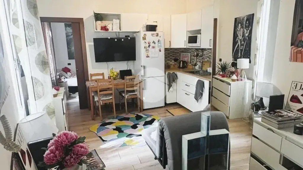 Cucina - Rusticated Flat with Balcony in Milan