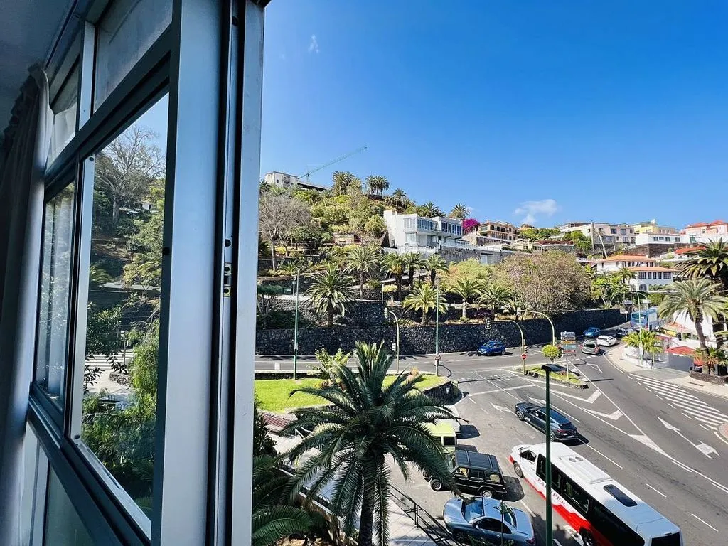 Balcon - Studio with Pool in San Antonio - Las Arenas