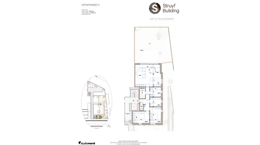 Plaan - Luxury Apartment with Terrace in Zandhoven