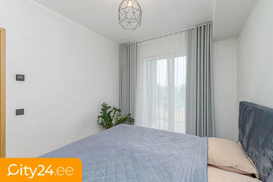 Chambres - Minimalist 2-Room Flat with Balcony in Tiskreoja