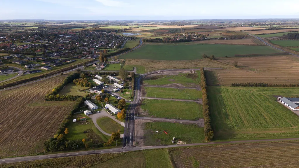 Aerial - Year-Round Plot in Vester Hesseldal, Grenaa