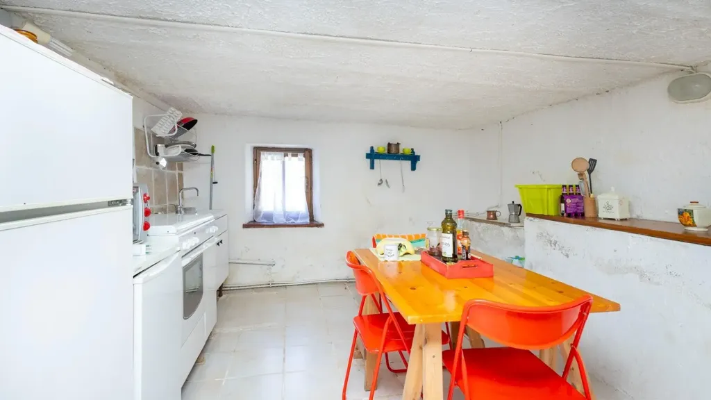 Kitchen - Stone Cottage with Terrace in Borgata Marchetti