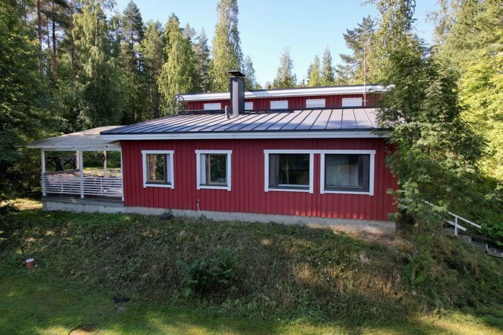 Exterior - Detached House with Lake View in Sysmä