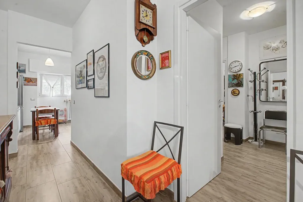 Hallway - Rear-Accessed Apartment with Parking in Milan