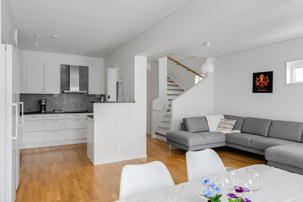 Living Room - Bostadsrättsparhus with Garden in Burlöv