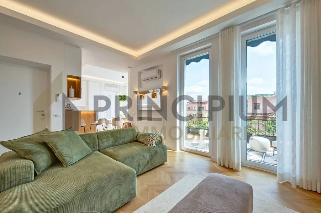 Séjour - Luxury Penthouse with Terrace in Rome