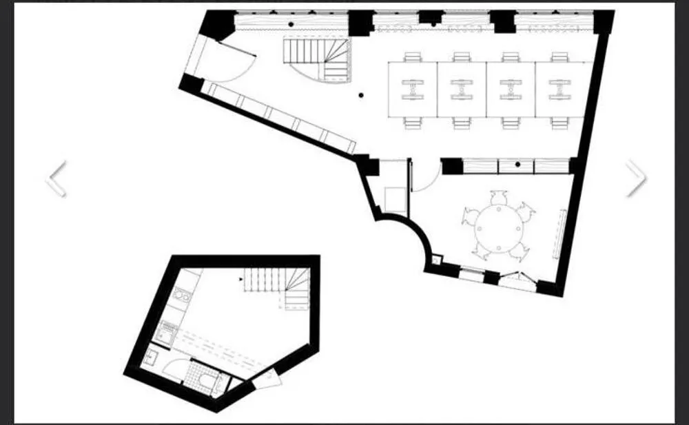 Planimetria - Atelier Space with Office Amenities in Paris 18