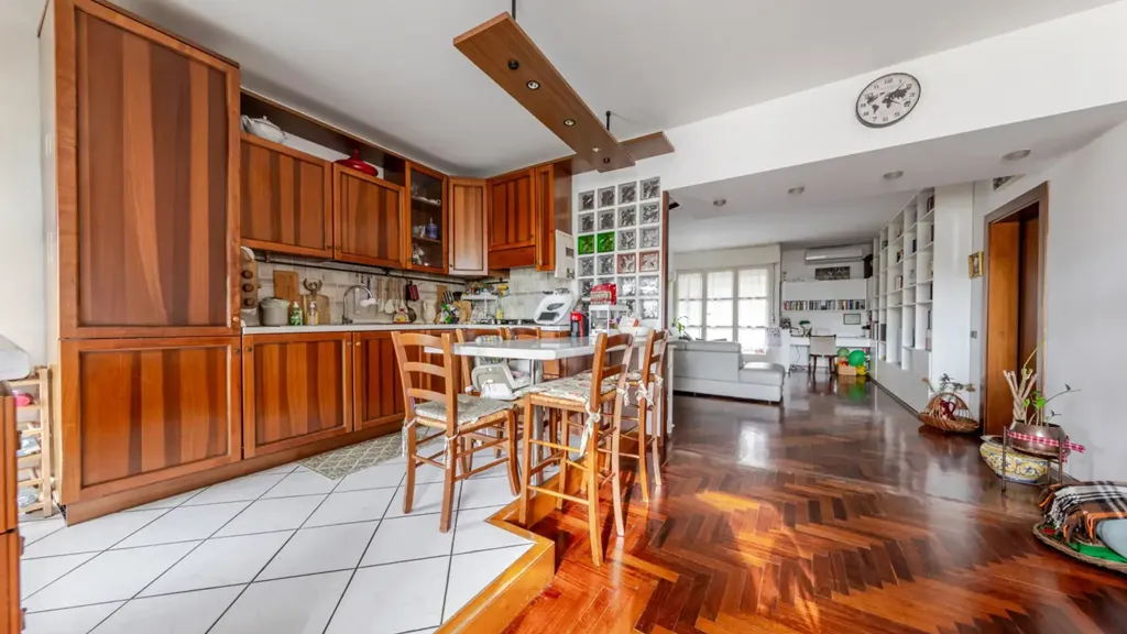 Köök - Flat with Balcony in Milan
