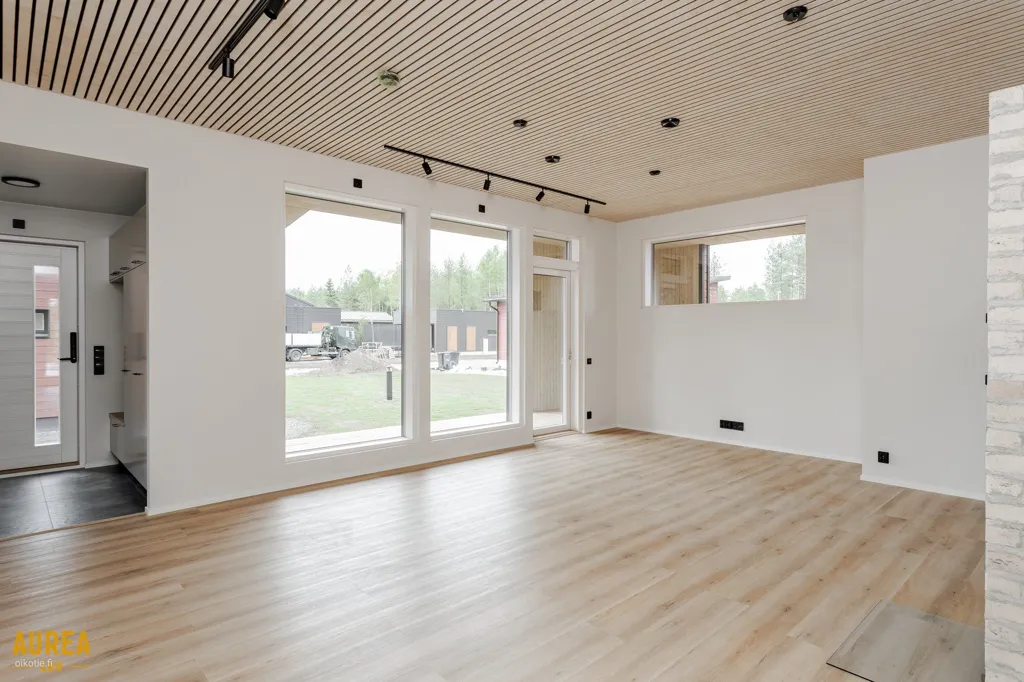 Séjour - Modern Bungalow with Sauna in Ritaharju