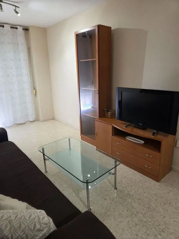 Living Room - Furnished Flat with Balcony in Beteró