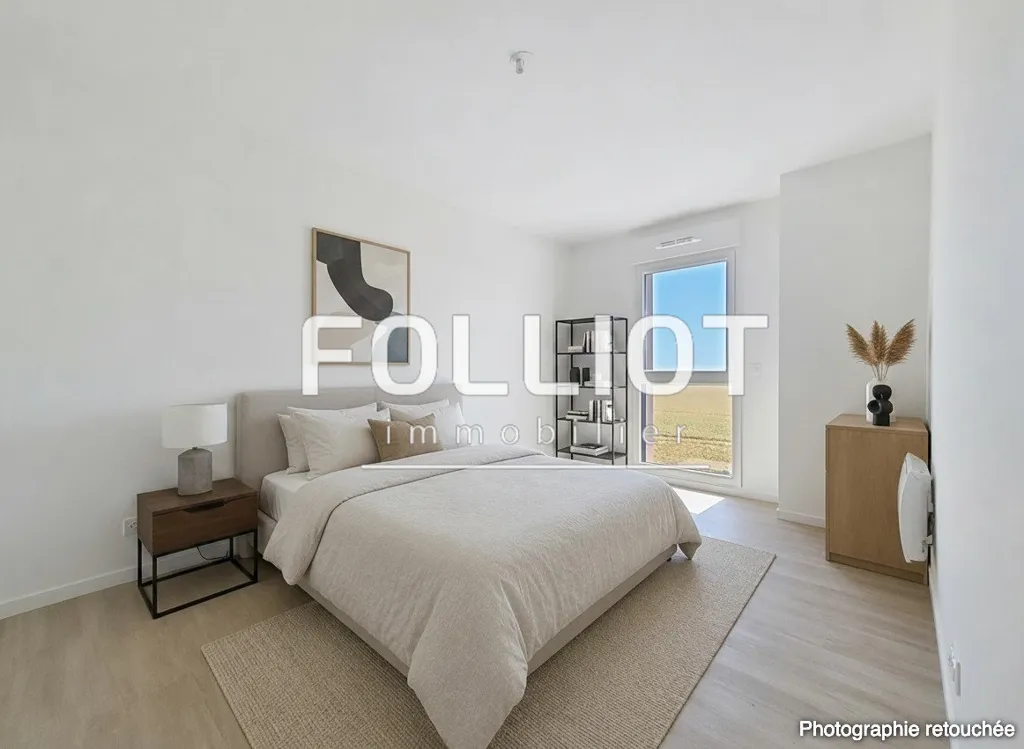 Chambres - Appartement 3 Pièces avec Balcon à Bretteville-sur-Odon