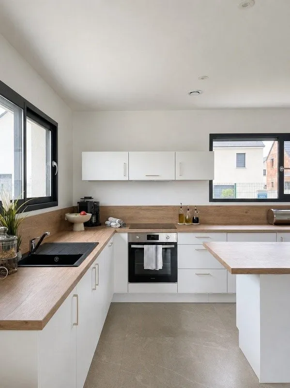 Kitchen - New 6-Piece House with Pool in Aiserey